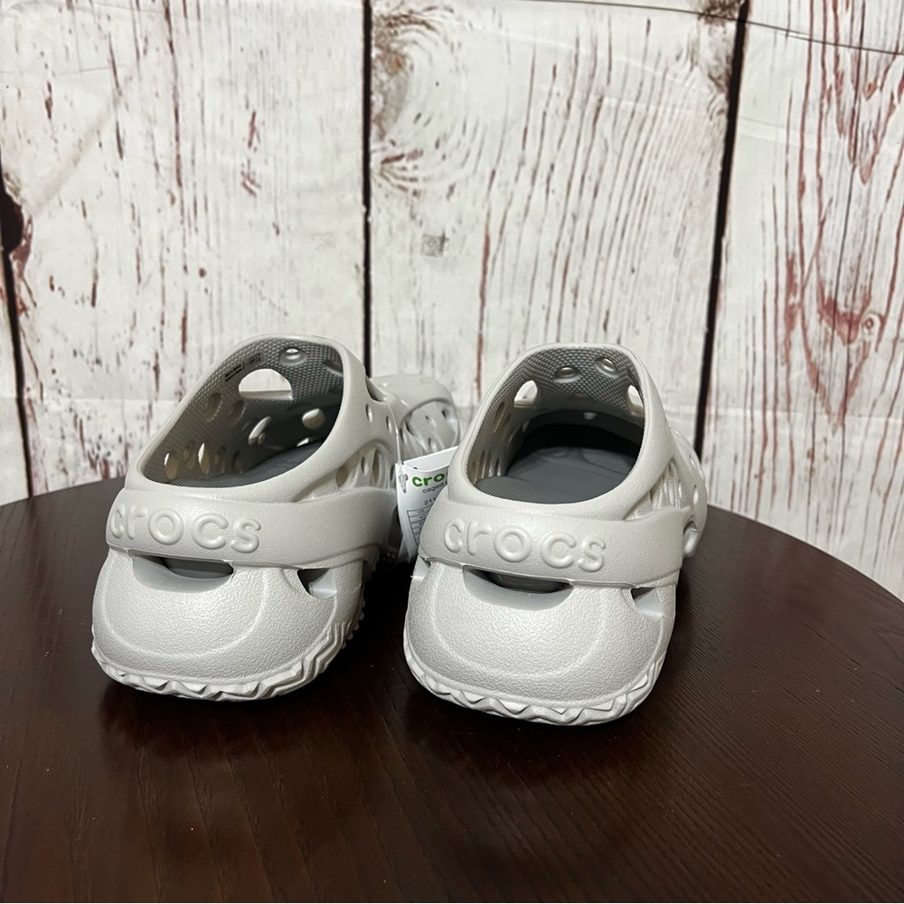 CROCS CAGED CLOG in Gray platforms size 8 - Picture 6 of 10